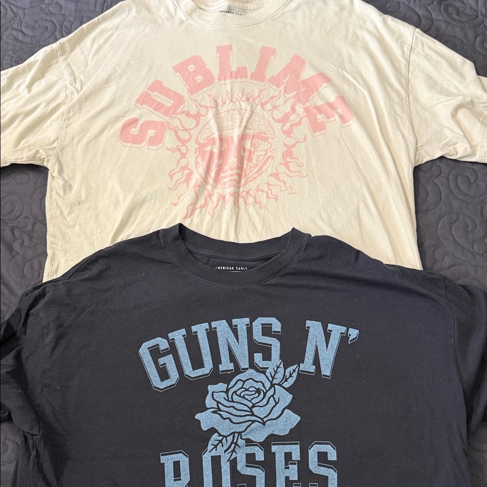 American Eagle Band Tee bundle L/XL